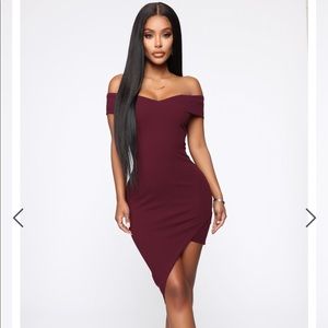 Off the shoulder dress